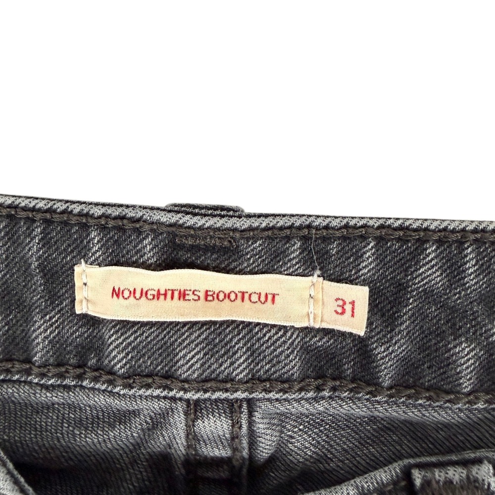 Levi's Premium Jeans‎ Womens 31 Black Noughties Bootcut Denim Water Less Stretch - Picture 4 of 14